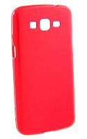 Силиконовый чехол для Samsung SM-G7102/SM-G7106 Galaxy Grand 2 глянцевый техпак (красный)