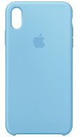 Задняя накладка Soft Touch для Apple iPhone X/XS небесно-голубой