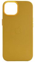 Силиконовый чехол MagSafe для Apple iPhone 14 кожа оранжевый