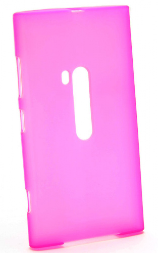 Силиконовый чехол Best матовый для Nokia Lumia920 малиновый