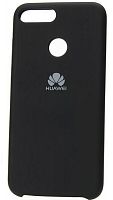 Задняя накладка Soft Touch для Huawei Honor 9 Lite * чёрный