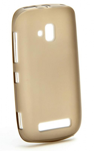 Силикон Nokia Lumia 610 матовый серый