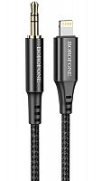 Аудио-кабель BOROFONE BL7 Digital audio conversion Lightning на 3.5мм 1м чёрный