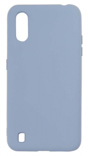 Силиконовый чехол Soft Touch для Samsung Galaxy A01/A015 серый