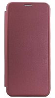 Чехол-книга OPEN COLOR для Samsung Galaxy A22/A225 бордовый