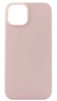 Силиконовый чехол Soft Touch для Apple iPhone 14 без лого бледно-розовый