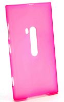 Силиконовый чехол Best матовый для Nokia Lumia920 розовый