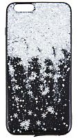 Силиконовый чехол для Apple iPhone 6 Plus/6S Plus Снег черный