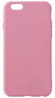 Силиконовый чехол для Apple iPhone 6/6S плотный матовый темно-розовый