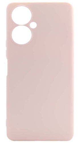 Силиконовый чехол Soft Touch для Tecno Camon 19 бледно-розовый