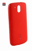 Силиконовый чехол Cherry для HTC Desire 526G+ матовый красный