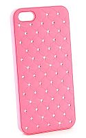 Задняя накладка Like Diamond для iPhone 5 розовая