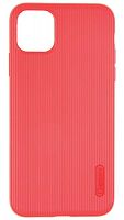 Силиконовый чехол Cherry Stripe для Apple Iphone 11 Pro Max красный