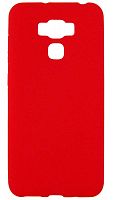 Силиконовый чехол для ASUS ZenFone 3 Max ZC553KL бархатный красный