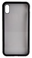Чехол-накладка для Apple iPhone XS Max 360 градусов магнитная чёрный