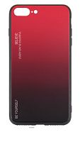 Чехол для Apple iPhone 7 Plus/8 Plus градиент (красно-черный)