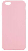Силиконовый чехол для Apple iPhone 6/6S плотный матовый ярко-розовый