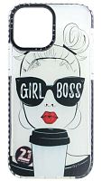 Силиконовый чехол для Apple iPhone 13 Pro Max Casetify Girl Boss