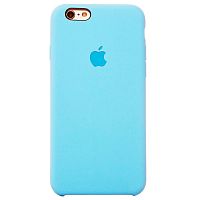 Задняя накладка Soft Touch для Apple iPhone 6/6S бледно-голубой