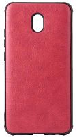 Силиконовый чехол для Xiaomi Redmi 8A кожа красный