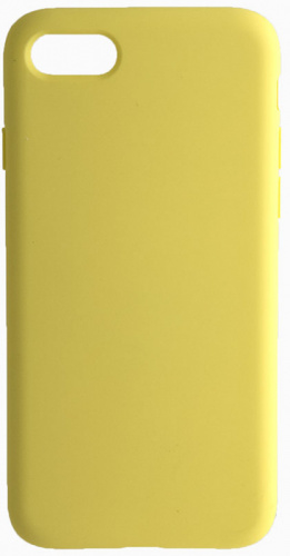 Силиконовый чехол Soft Touch для Apple iPhone 7/8 желтый