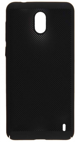 Задняя накладка для Nokia 2 перфорированная чёрный