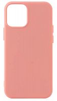 Силиконовый чехол Soft Touch для Apple iPhone 12 mini бледно-розовый