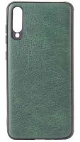 Силиконовый чехол для Samsung Galaxy A70/A705 кожа зеленый