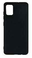 Силиконовый чехол для Samsung Galaxy A51/A515 матовый чёрный
