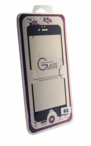 Противоударное стекло для Apple iPhone 6/6S чёрный