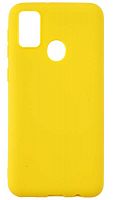 Силиконовый чехол для Samsung Galaxy M21/M215 матовый желтый