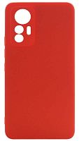 Силиконовый чехол Soft Touch для Xiaomi Mi12 Lite красный