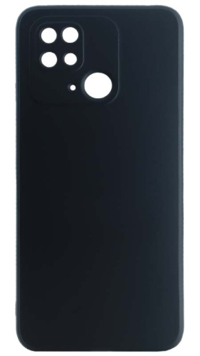 Силиконовый чехол Soft Touch для Xiaomi Redmi 10C чёрный