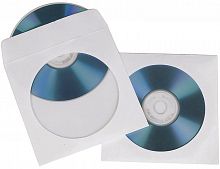 Конверт Hama на 1CD/DVD H-62671 белый