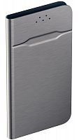 Чехол-книжка универсальный для смартфонов р.M, 5.0"-5.5", (150*73*20мм), серый, OLMIO
