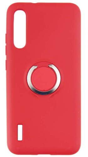 Силиконовый чехол Soft Touch для Xiaomi Mi CC9E/Mi A3 (2019) с держателем красный