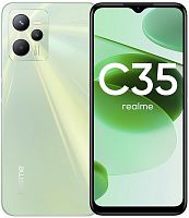 Realme C35 4/64Gb 6.6" 50/8/2/0.3Mp 5000mAh NFC зеленый