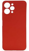 Силиконовый чехол для Xiaomi Redmi 12 soft красный