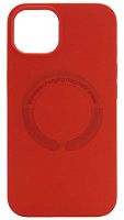 Силиконовый чехол для Soft Touch Apple iPhone 13 MagSafe красный