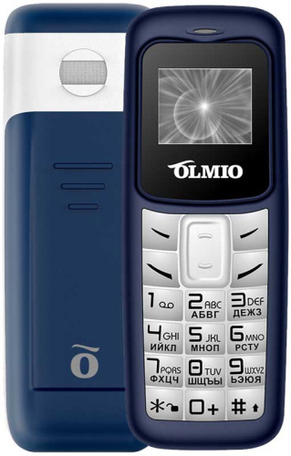 Мобильный телефон Olmio A02 (синий)