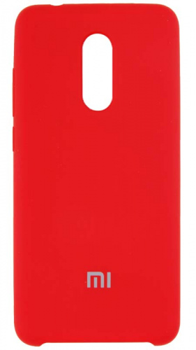 Задняя накладка Soft touch для Xiaomi Redmi 5 красный