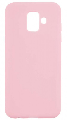 Силиконовый чехол для Samsung Galaxy A600/A6 (2018) розовый