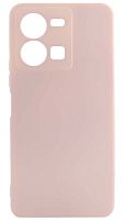 Силиконовый чехол для Vivo Y22 Soft бледно-розовый