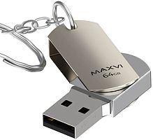 64GB флэш драйв Maxvi metallic серебро (FD64GBUSB20C10MR)