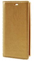 Чехол-книжка Book Case для Sony Xperia XA2 с визитницей золотой