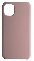 Силиконовый чехол Soft Touch для Apple iPhone 11 бледно-розовый