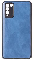 Силиконовый чехол для Huawei Honor 10X Lite кожа голубой