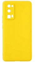 Силиконовый чехол для Huawei Honor 30 Pro матовый желтый