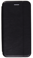 Чехол-книга OPEN COLOR для Apple iPhone 12/12 Pro с прострочкой черный
