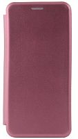 Чехол-книга OPEN COLOR для Samsung Galaxy A02S/A025 бордовый